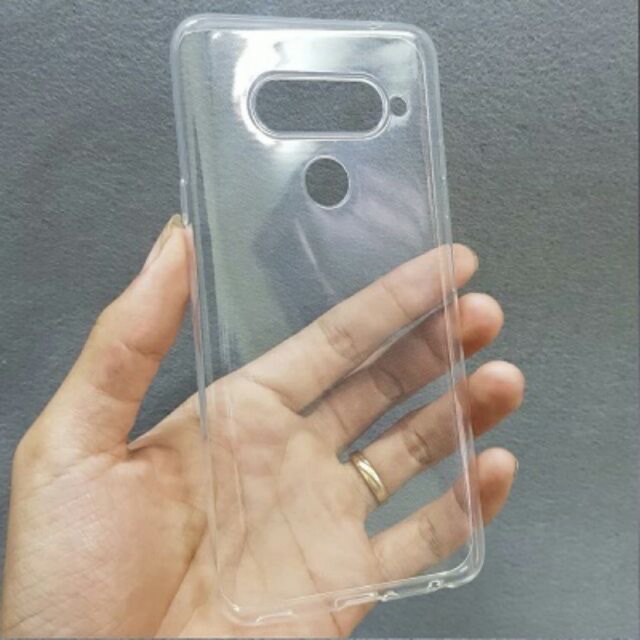 Ốp Lưng Silicon Trong Suốt Cho LG V40 ThinQ