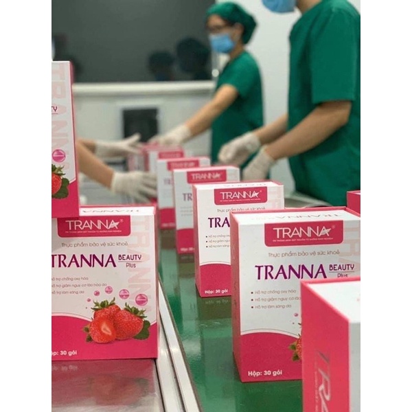 TRÀ UỐNG TRẮNG DA TRANNA BEAUTY PLUS ( chính hãng )