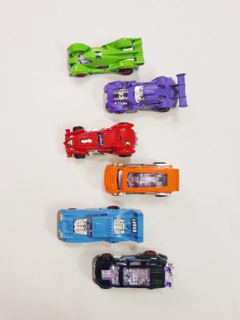 FREESHIP ĐƠN 99K - Set 6 xe đua sắt hotwheel ( ảnh và video thật )