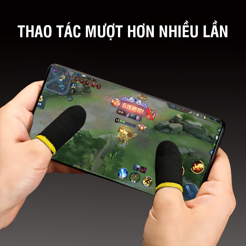 Găng tay chơi game PUBG, Liên quân, chống mồ hôi, cực nhạy, co giãn cực tốt