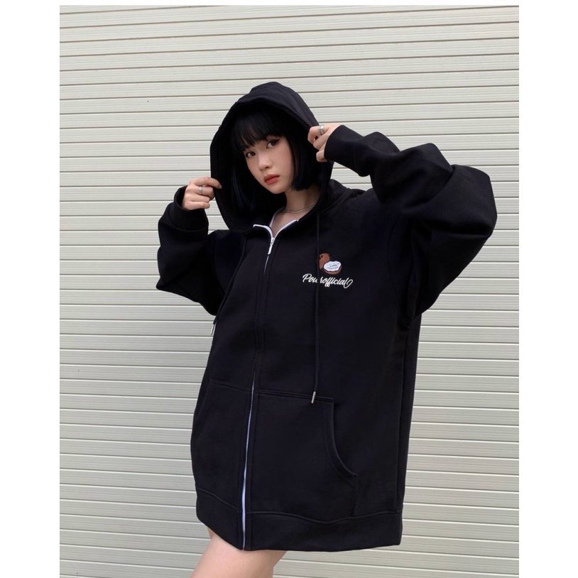 ÁO KHOÁC  HOODIE NỮ CHỐNG NẮNG CÓ DÂY KÉO HỌA TIẾT SIÊU CUTE CÂY ME