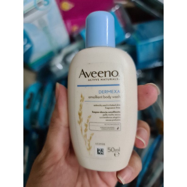 Sữa tắm giảm khô,chàm cho da bé Aveeno Baby Dermexa 50ml