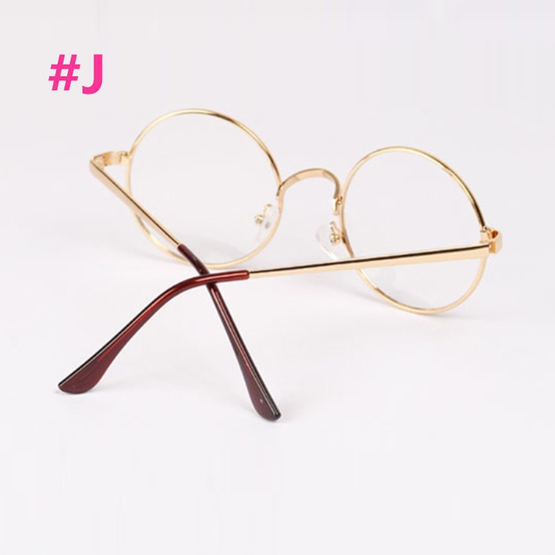 ﹊◆✜Kính mát tròn gọng kim loại phong cách retro | BigBuy360 - bigbuy360.vn