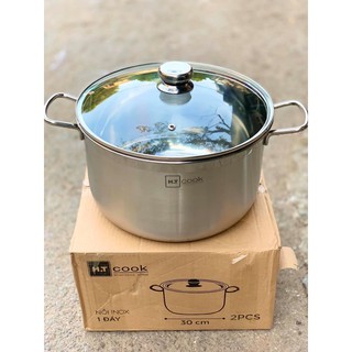 🌟[FREESHIP]🌟 Nồi luộc gà Inox 30cm