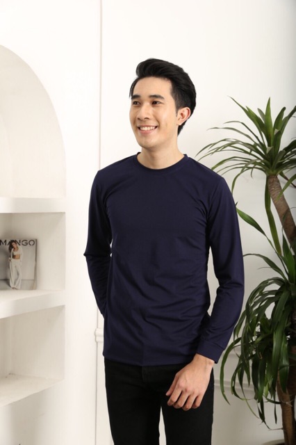 Áo phông nam dài tay 💕 FREESHIP đơn 250k 💕  Áo Giữ Nhiệt/phông nam cotton xuất Nhật hàng chuẩn xịn | BigBuy360 - bigbuy360.vn
