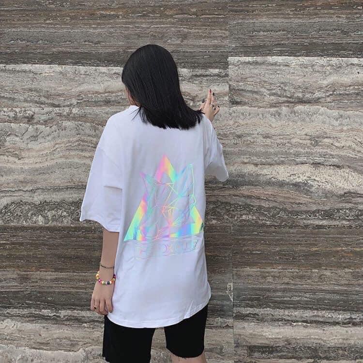 Áo Phông Phản Quang Lưng FoxClub Unisex ⚡ Casper.Store | FREESHIP | ⚡ Thun tay lỡ dáng rộng thiết kế nổi bật