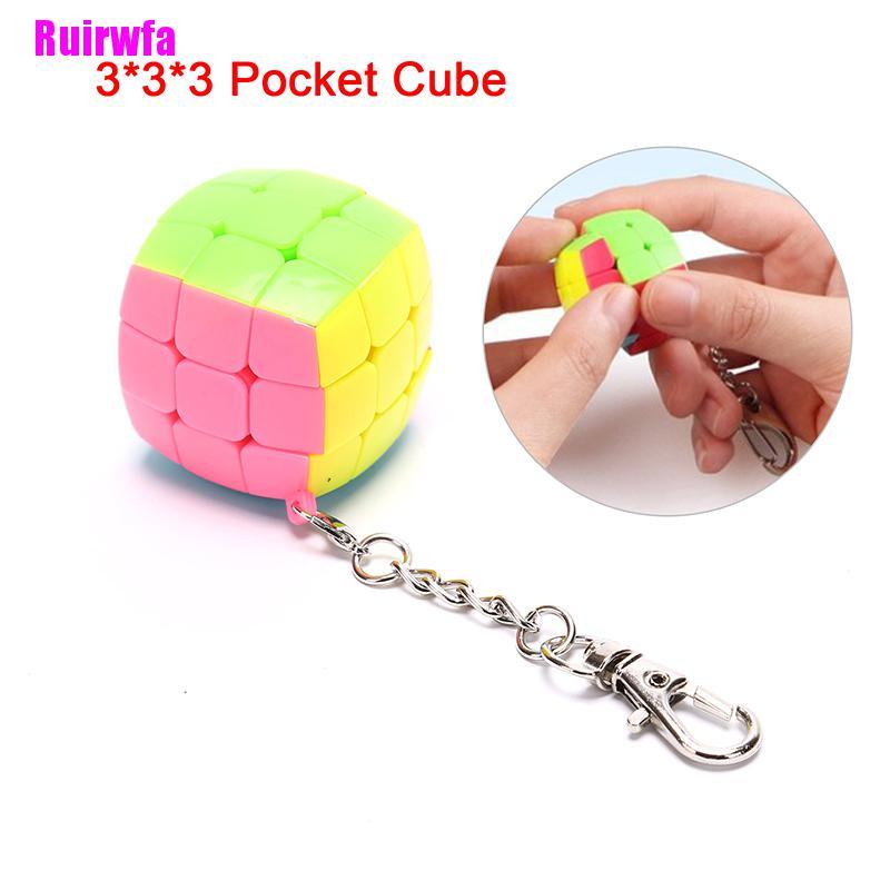 Móc Khóa Khối rubik mini Sáng Tạo Phù Hợp Với Mọi Loại Da
