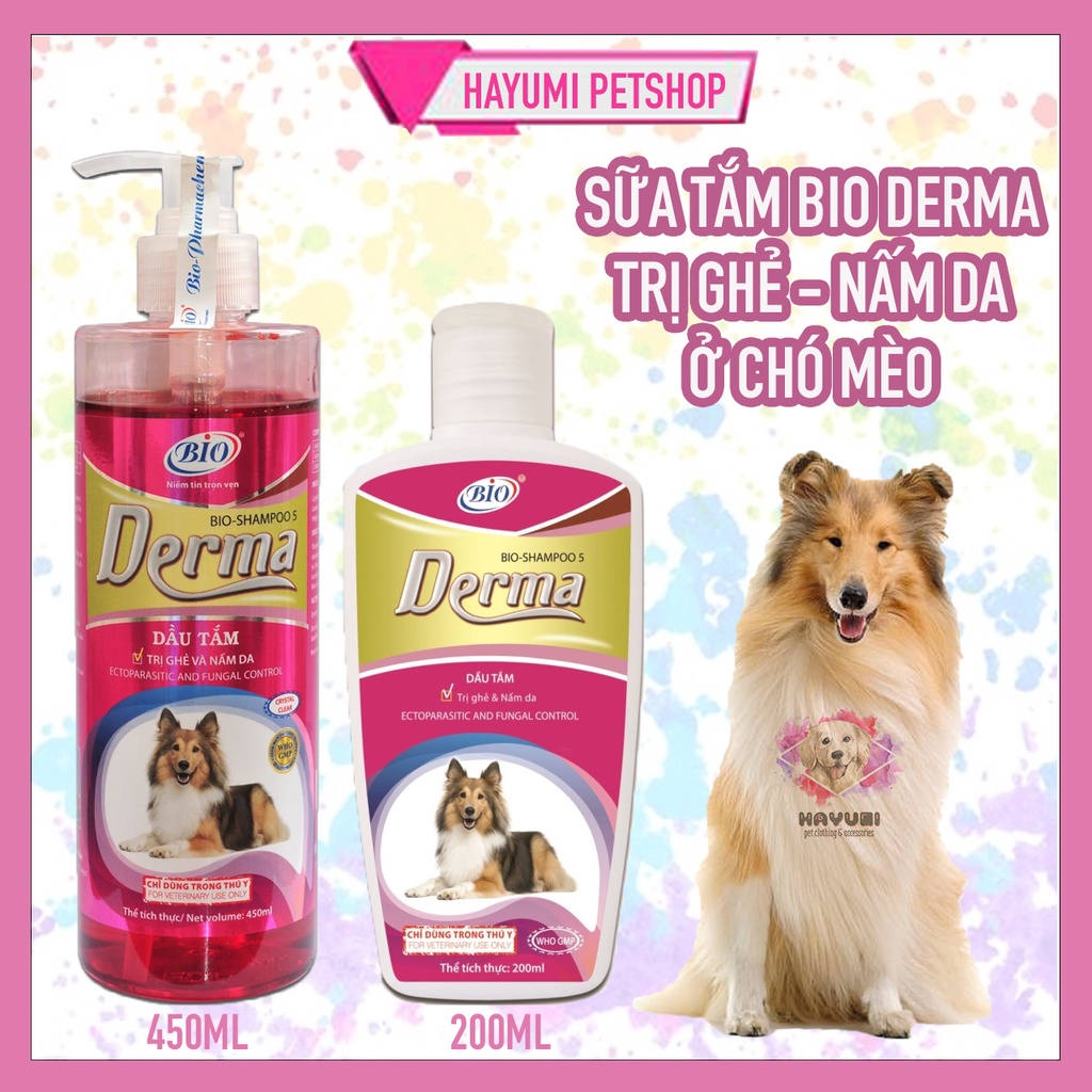 SỮA TẮM BIO DERMA NGĂN NẤM DA Ở CHÓ MÈO