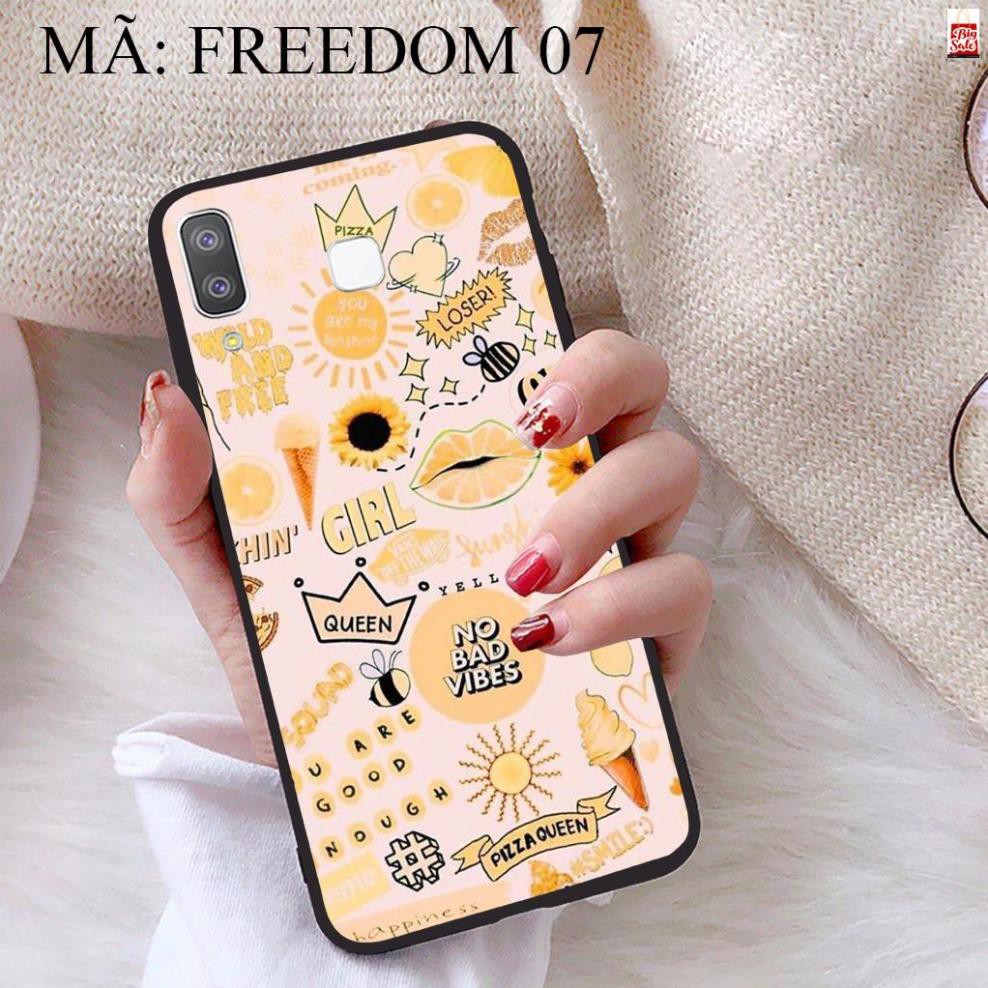 Ốp lưng Samsung A8 Star viền dẻo TPU BST Phong Cách Freedom chất