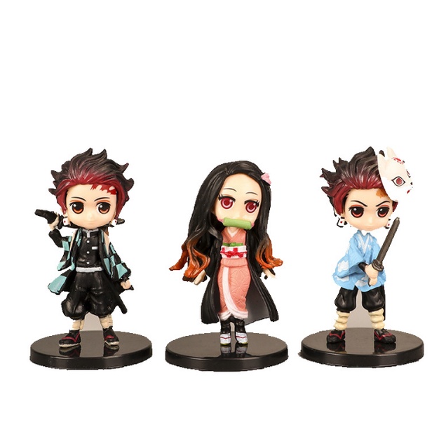 Mô Hình Nhân Vật Anime Ghost Slayer Bladeyaiba Anjiro ,kamado, nezuko ,zenitsu,giyu
