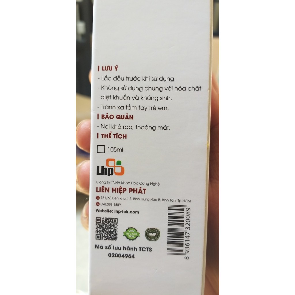 [Mã 44FMCGSALE1 giảm 10% đơn 250K] KOIKA-PSB VI SINH QUANG DƯỠNG XỬ LÝ KHÍ ĐỘC BỂ CÁ VÀ TÉP CẢNH, CHAI 105ML