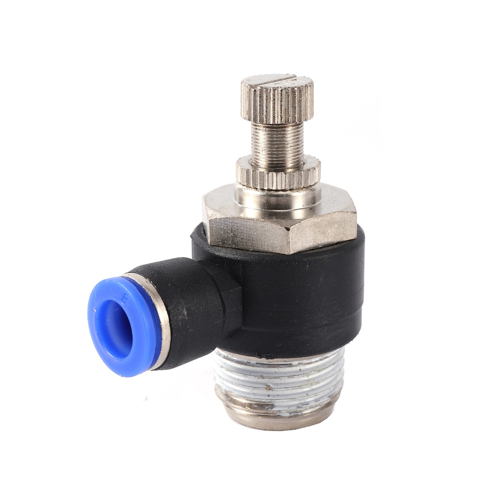 Van Điều Chỉnh Tốc Độ Van Tiết Lưu Khí Nén SL4 / 6 / 8 / 10 / 12 - M5,1 / 8 ", 1 / 4", 3 / 8 ", 1 / 2"