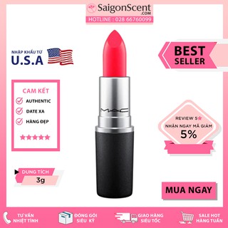 Son MAC Lipstick - Relentlessly Red ( Matte )