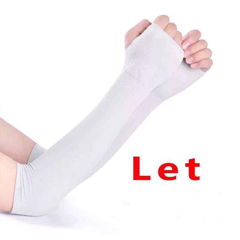 Găng Tay Chống Tia UV Làm Mát X &amp; Let's Bằng Lụa Lạnh Mỏng Bảo Vệ Cánh Tay