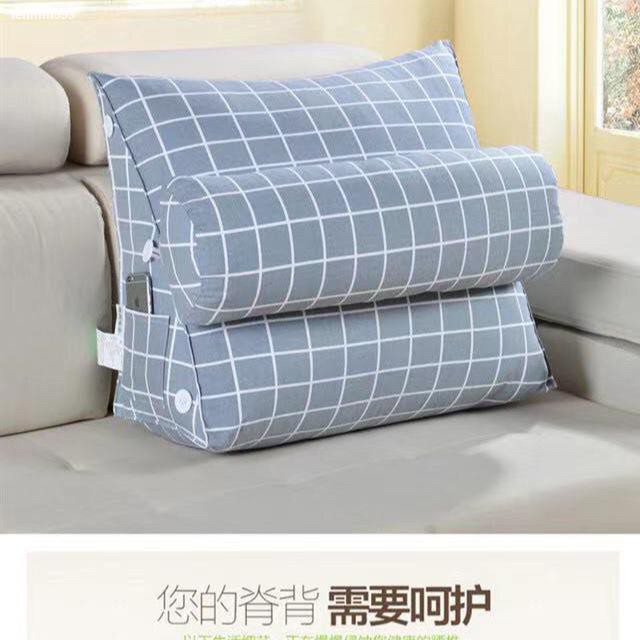 Gối Tựa Lưng Vải Canvas Cotton Dày Hình Tam Giác Chuyên Dùng