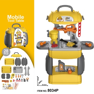 Đồ chơi cho bé dụng cụ sữa chữa: Bộ vali dụng cụ sửa chữa BOWA 8034P