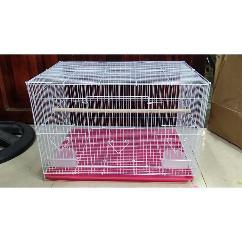 LỒNG TRẮNG 60x40  DÙNG CHO CHIM, YẾN PHỤNG, LB, COCKATEIL SINH SẢN