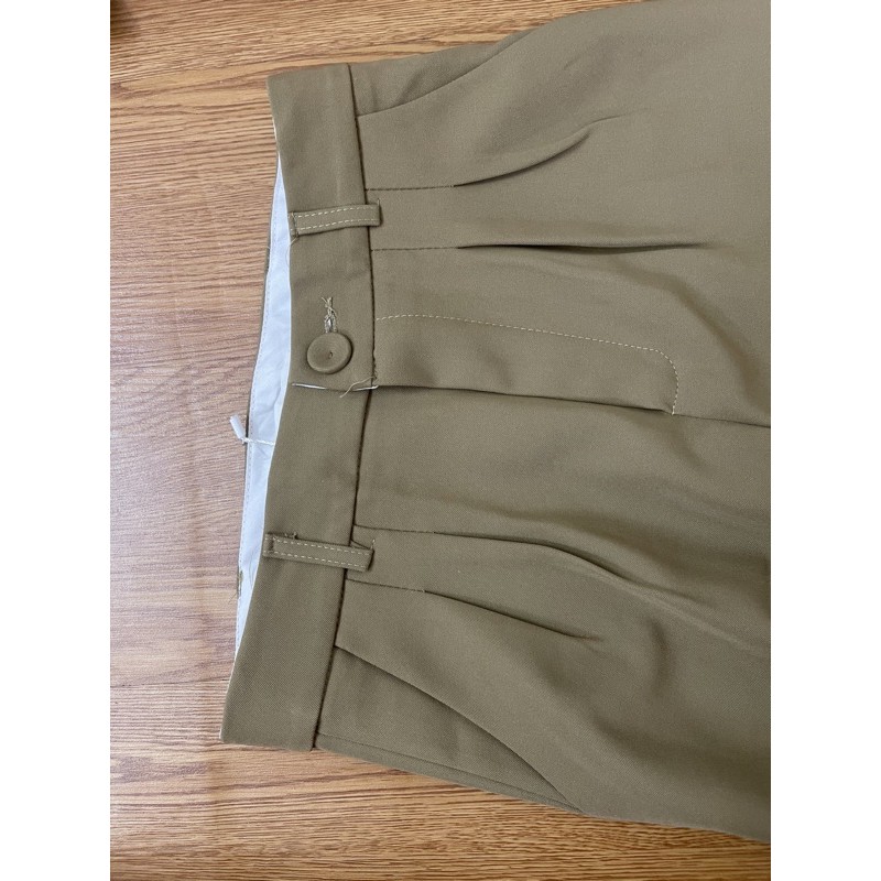 Quần âu vải thụng ống rộng suông công sở nữ hàng dày đẹp đứng form | BigBuy360 - bigbuy360.vn