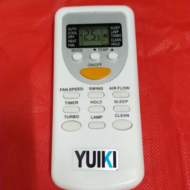 REMOTE ĐIỀU KHIỂN MÁY LẠNH ĐIỀU HOÀ YUIKI MẪU 1