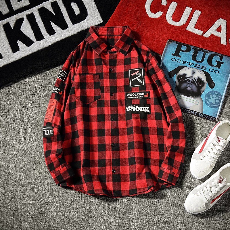 Áo Khoác Sơmi Unisex "WOOLRICH"