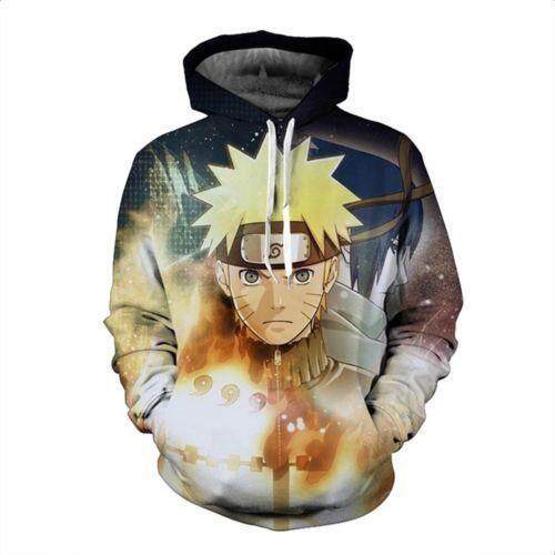Áo Hoodie In Hình Naruto 3D Thời Trang Cho Nam