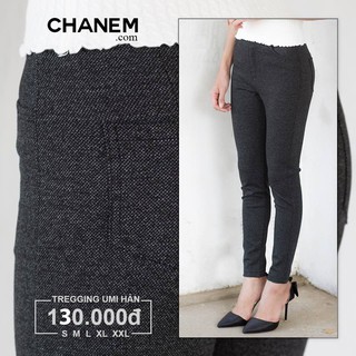 Quần tregging dáng công sở vải umi nhập Hàn Quốc