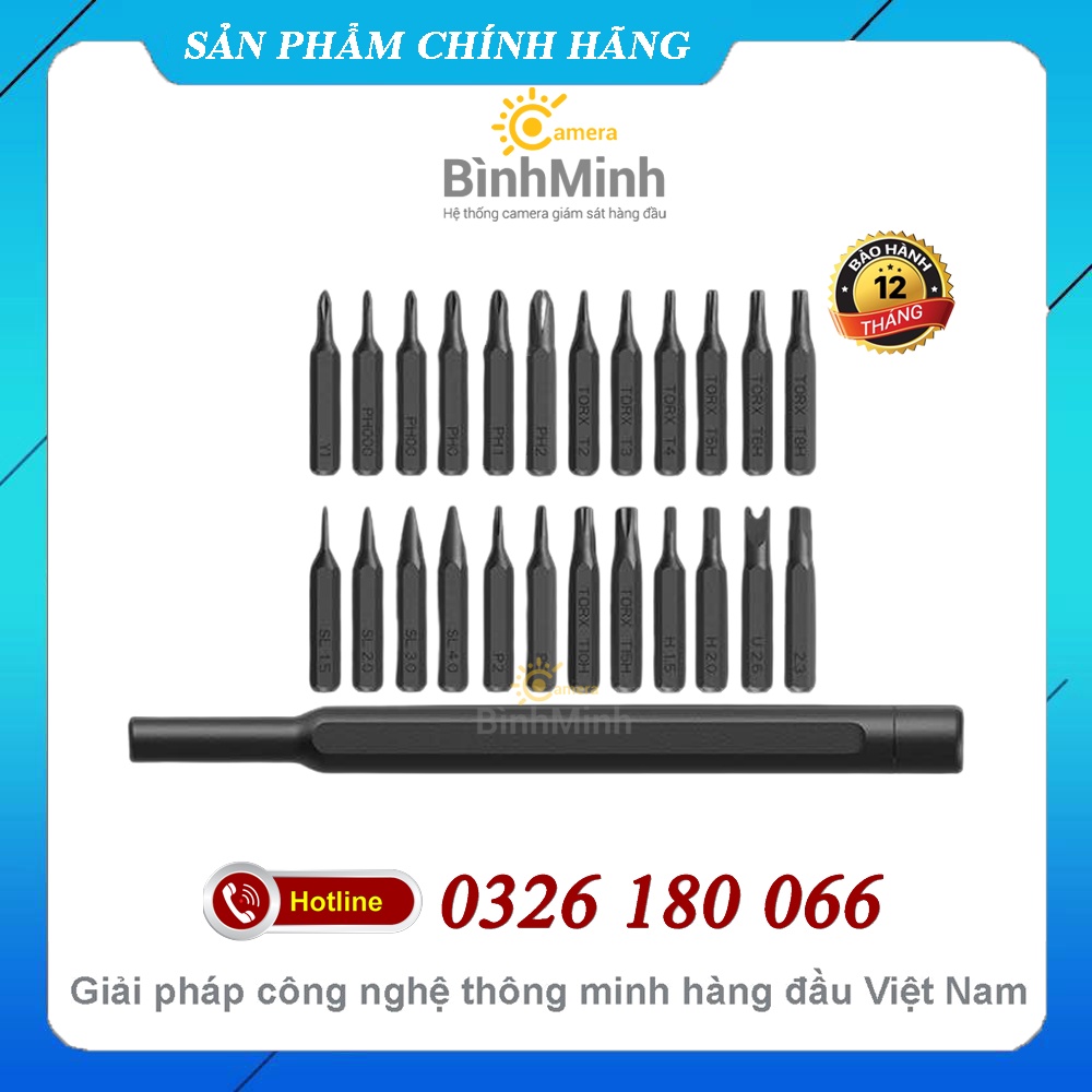 Bộ Tua Vít Đa Năng Nam Châm Mini 24 Chi Tiết Dùng Sửa Chữa Điện Thoại, Laptop, Hàng Điện Tử Cỡ Nhỏ Tiện Dụng