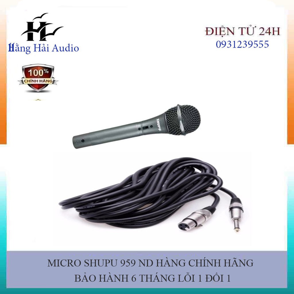 ⚡⚡⚡MICRO SHUPU 959 ( HÀNG LOẠI 1 THU ÂM TỐT )⚡⚡⚡