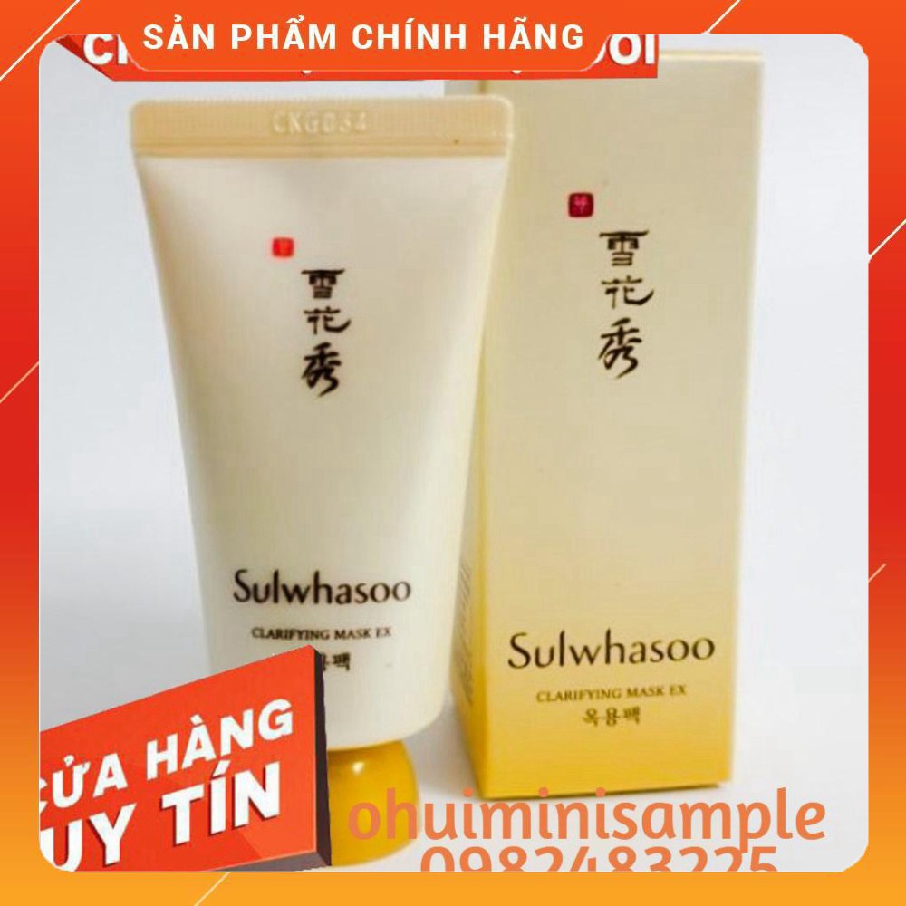 Mặt nạ lột thảo dược sáng da loại bỏ tế bào chết và mụn cám Sulwhasoo Clarifying Mask 30ml