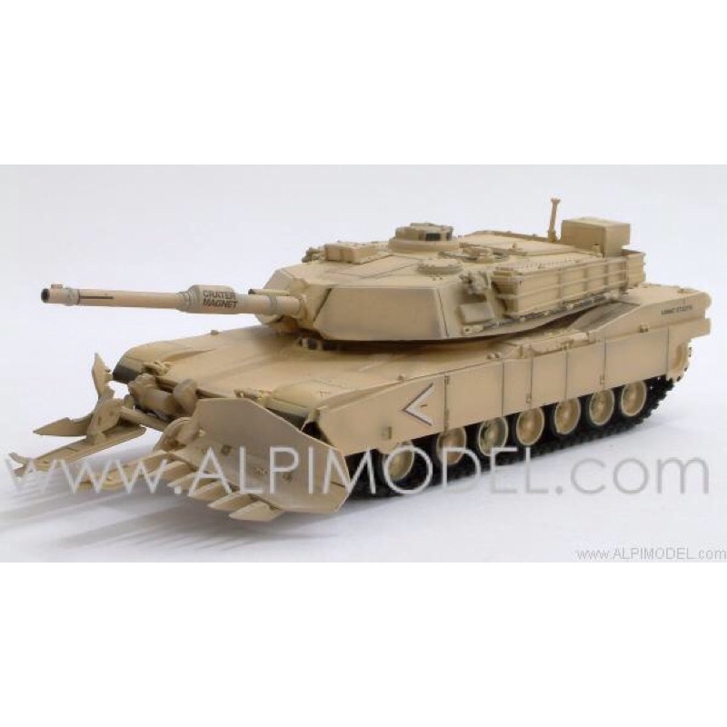 Mô hình tỷ lệ 1:72 Dragon Armor M1A1HA Abrams với lưỡi cày phá mì.n Mine Plough.