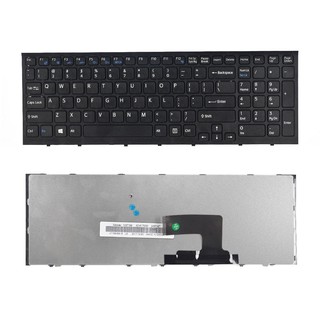 Bàn phím laptop sony vaio vpceh vpc-eh vpc eh series, đen, có khung – tốt