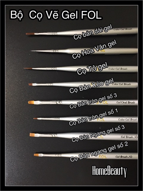 Cọ Vẽ Gel Fol