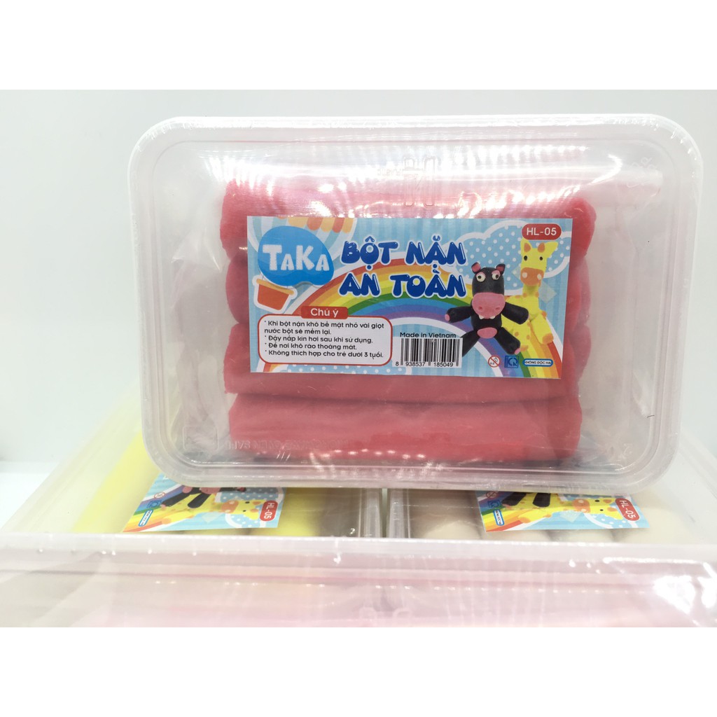 Đất nặn bột nặn TAKACOL hộp 500 gram  HL-05 inb CHỌN MÀU