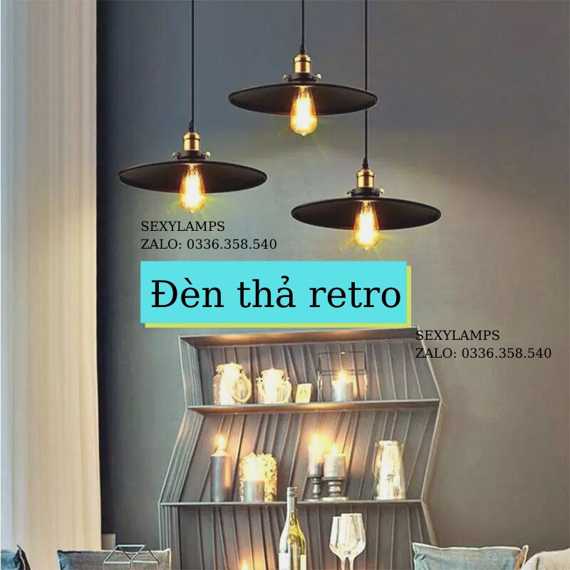 Đèn Thả Bàn Ăn Đẹp Cao Cấp Chung Cư, Quán cafe, Nhà Hàng. Tặng Bóng Led Thủy Tinh Cao Cấp