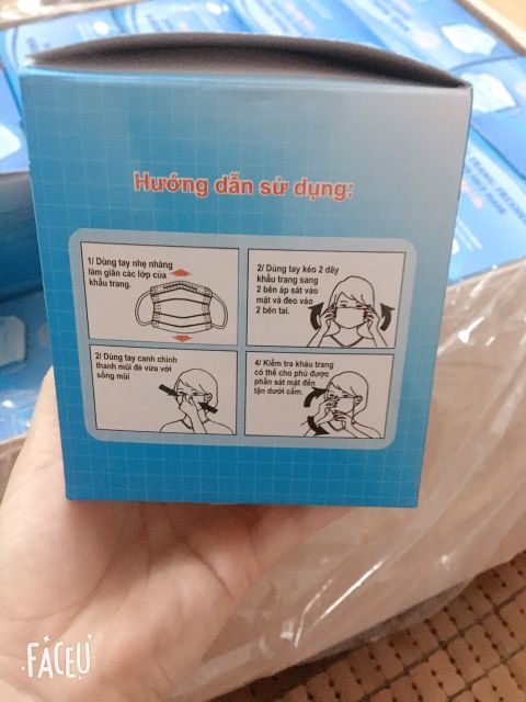 Hộp 50 chiếc khẩu trang y tế 4 lớp cao cấp (Airfresher Medical Face Mask) | BigBuy360 - bigbuy360.vn