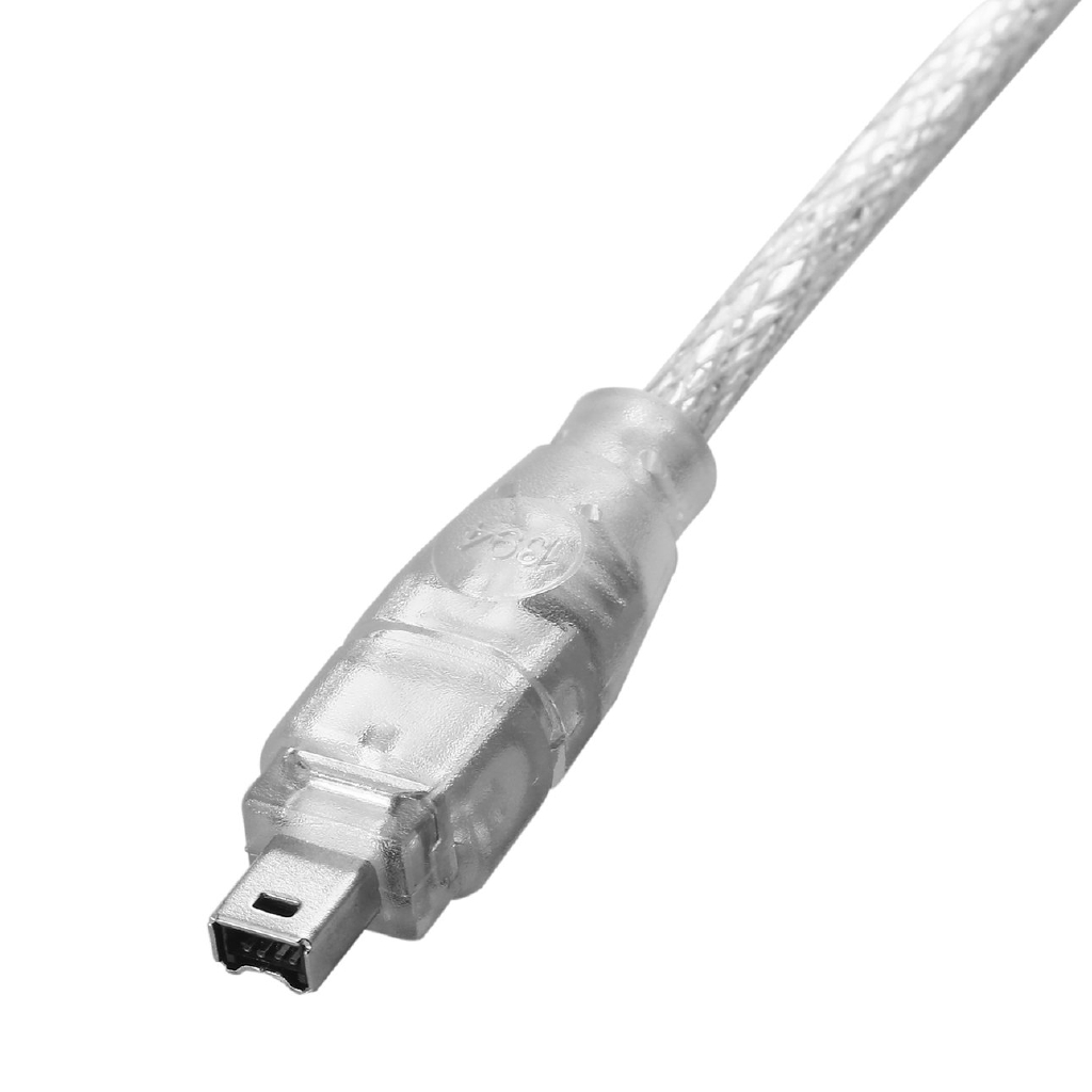 E 1.2m USB 2.0 Male To Firewire iEEE 1394 4 Pin Male iLink Adapter Cable