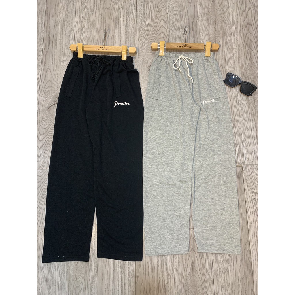 QUẦN JOGGER NỮ DÁNG SUÔNG THUN DA CÁ HOT