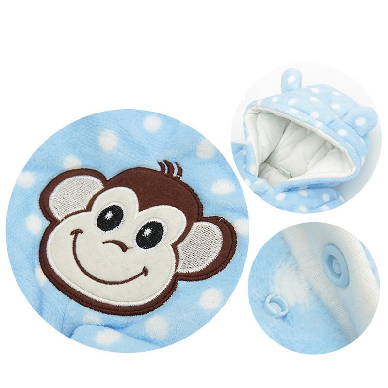 Body nỉ bông mặc mùa đông ủ ấm cho bé Hàng cao cấp xuất Nhật SLNB03