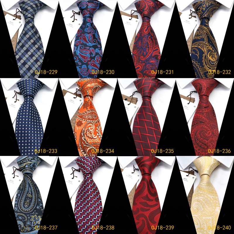 Cà Vạt Dệt Hoa 8CM Thời Trang Lịch Lãm Cho Nam