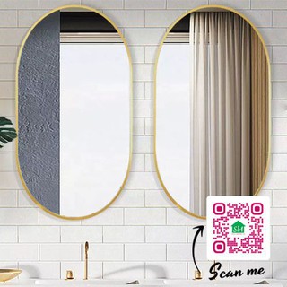 [500 x800mm] GƯƠNG TREO TƯỜNG HÌNH NHỘNG SMHOME GTT04