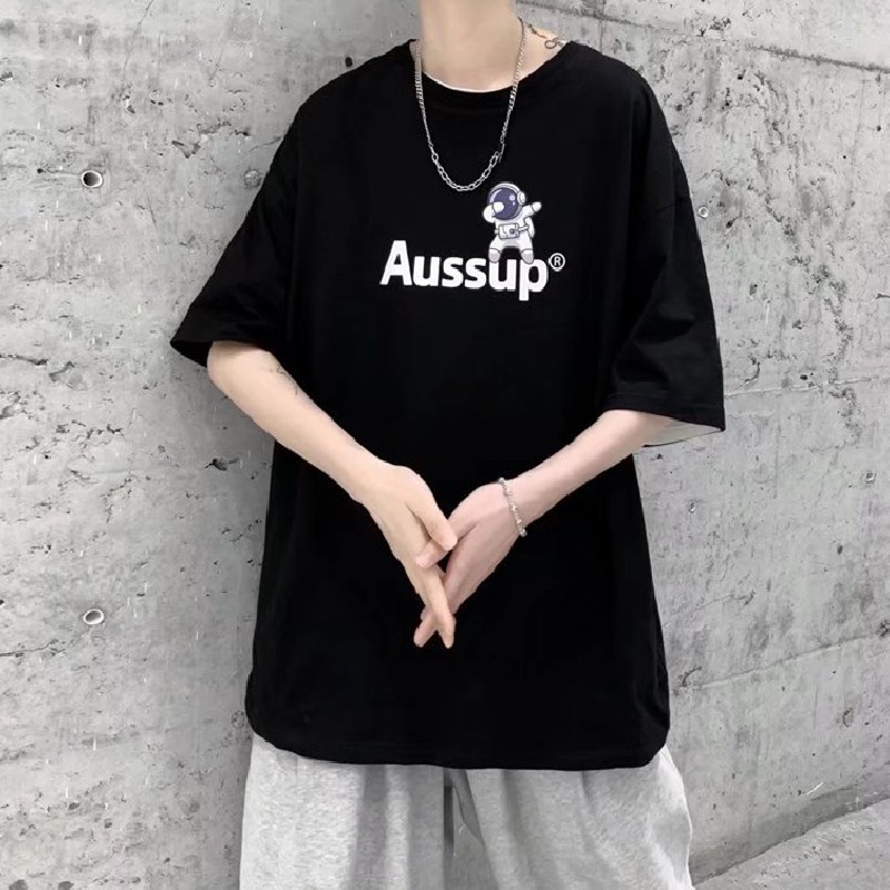 Áo Thun Tay Ngắn Dáng Rộng In Chữ Size M-8XL Thời Trang Mùa Hè Cho Nam