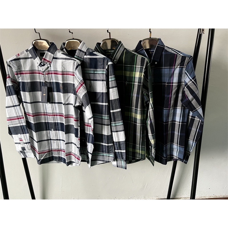 Áo Sơ Mi Tay Dài Kẻ Sọc Ca Rô Thời Trang Cho Nam 2022 Ralph 2022 Laurens