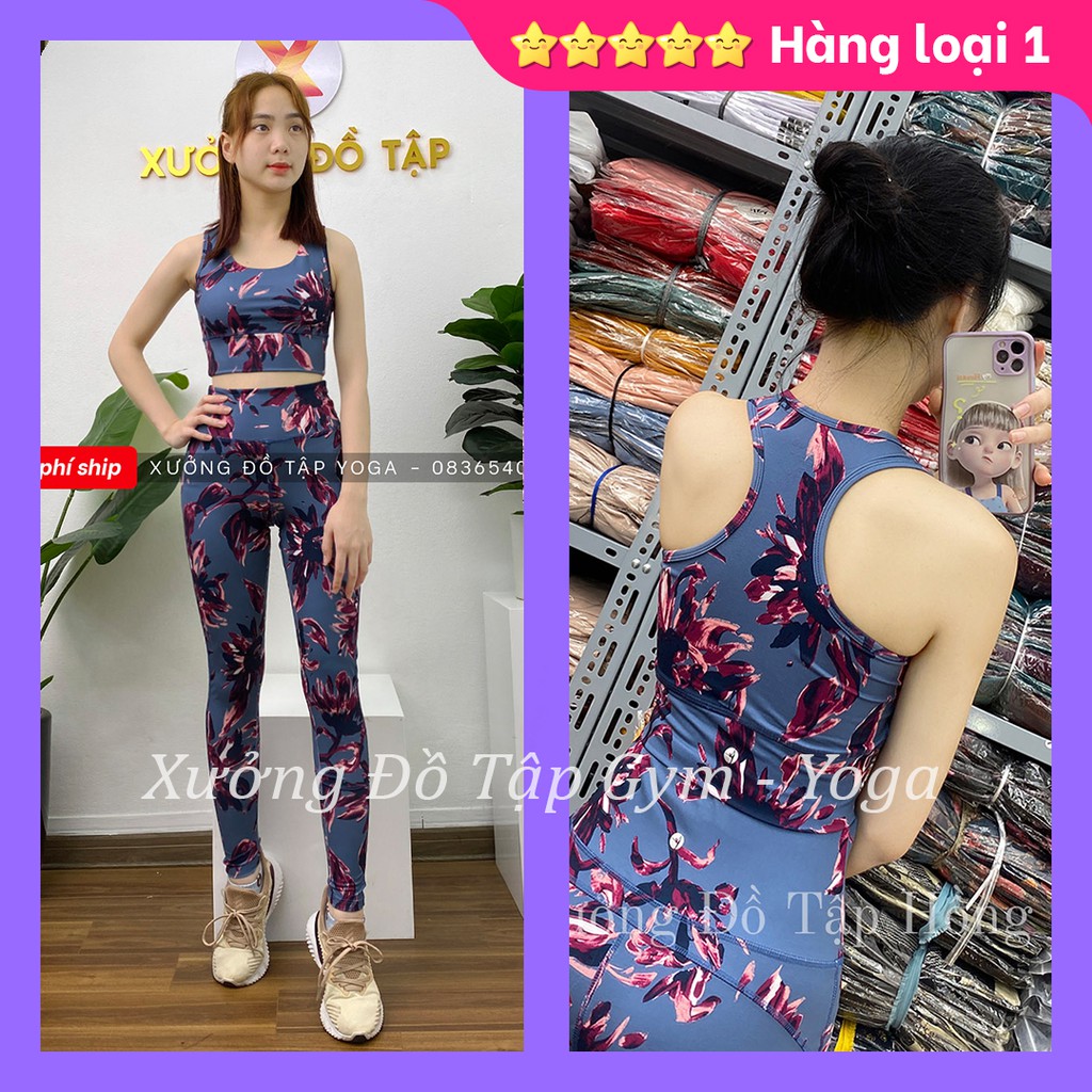 🌸🌸Cam kết ảnh thật 100% 🌸🌸 SET TẬP Yoga, Gym, Aerobic - Bộ tập yoga nữ lưng ba lỗ🌸🌸