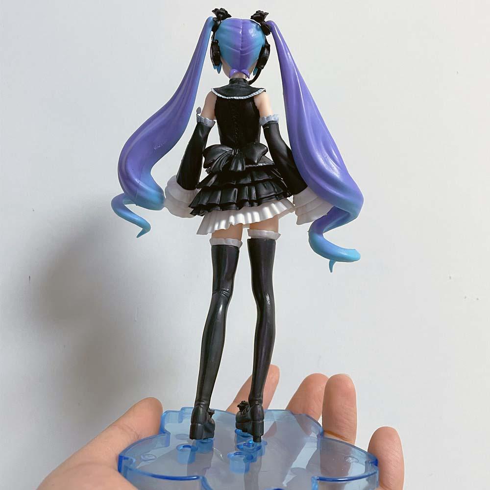 REBUY1 Mô Hình Nhân Vật Hatsune Miku Tóc Tím Đen 17cm