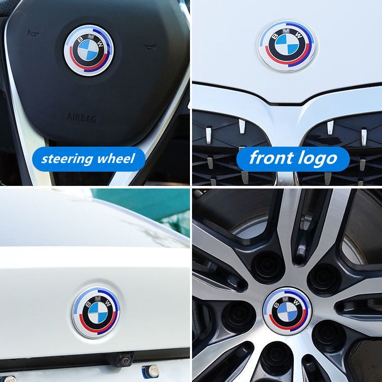 Logo Xe Hơi BMW Kỷ Niệm 50th/5 series/3 series/6 series/GT/X5/X3/X1/M5/M3 Chất Lượng Cao