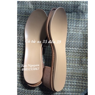 Combo phụ kiện móc giày len đế sandal và đế 2 lớp