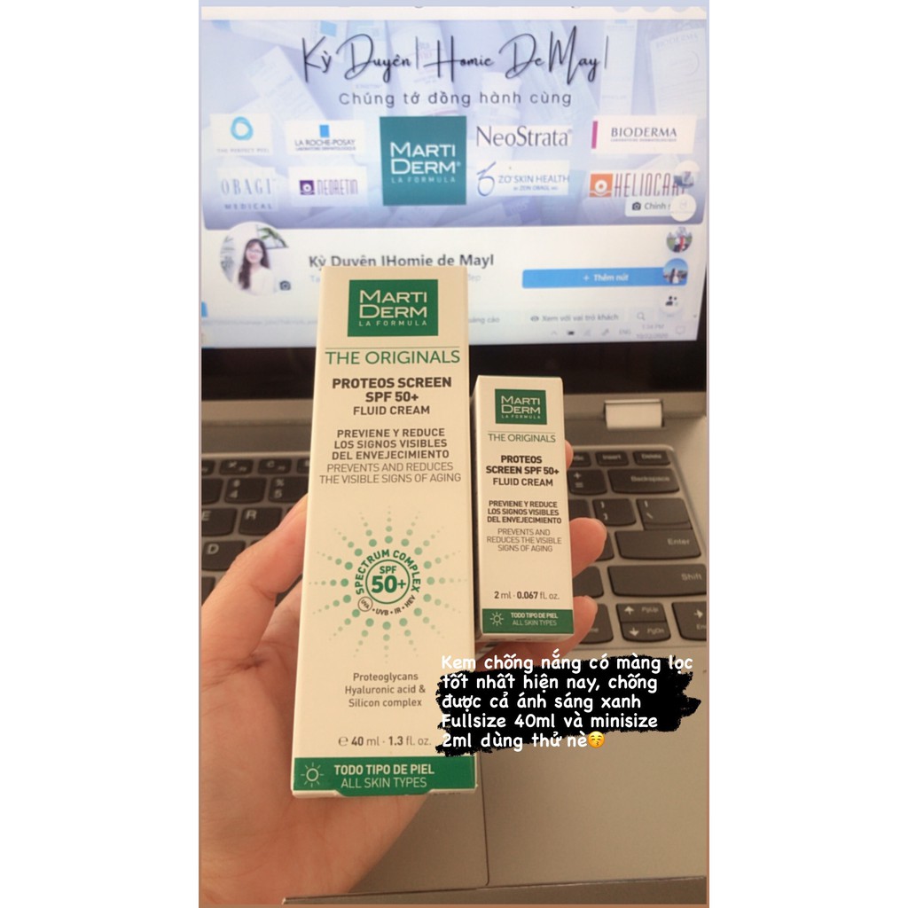 Mini 2ml - Kem Chống Nắng MartiDerm Proteos Screen SPF50+ -  xứng danh KCN “hoàn hảo” | BigBuy360 - bigbuy360.vn