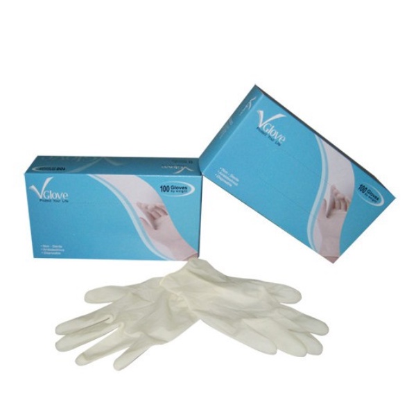 Găng tay y tế có bột hàng chuẩn Công ty 01 đôi