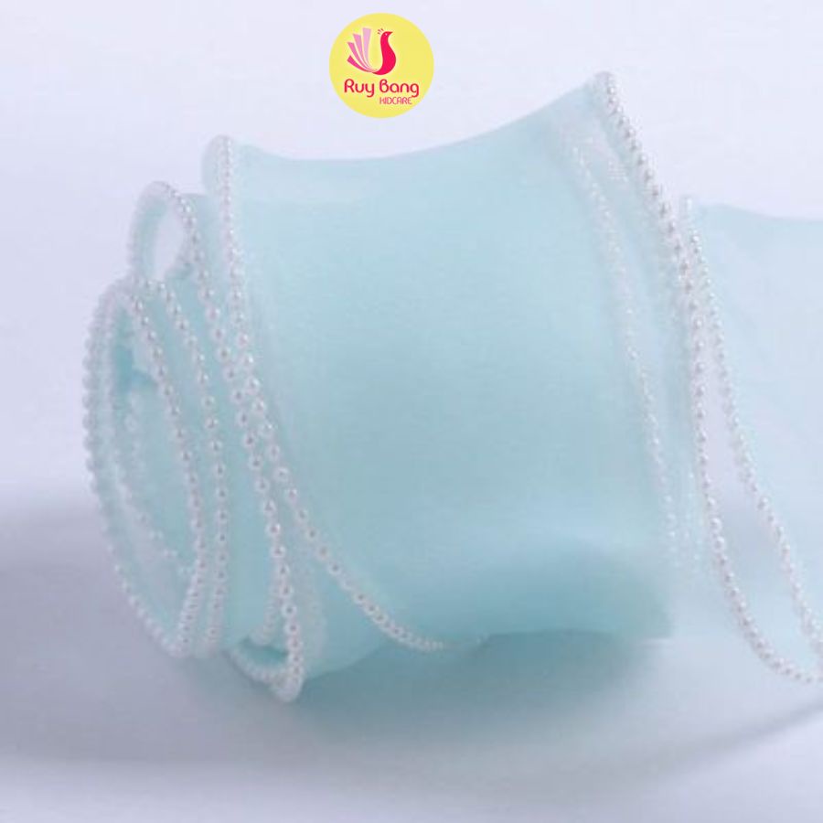 Ruy băng voan viền trai cao cấp size 6cm RB2221