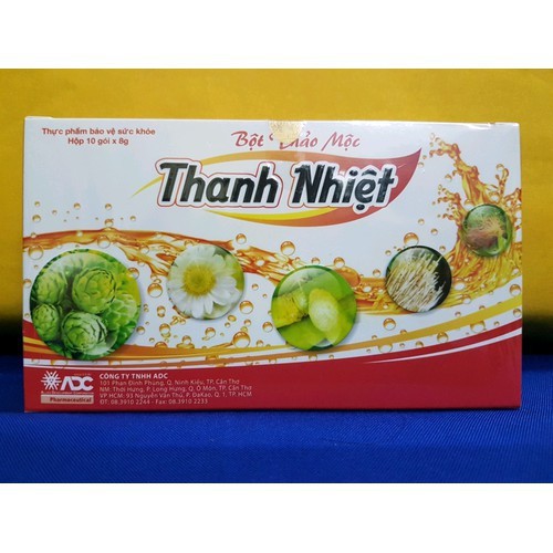 Hộp 10 Gói Bột Thảo Mộc Thanh Nhiệt Giúp Mát Gan & Giải Độc Cơ Thể